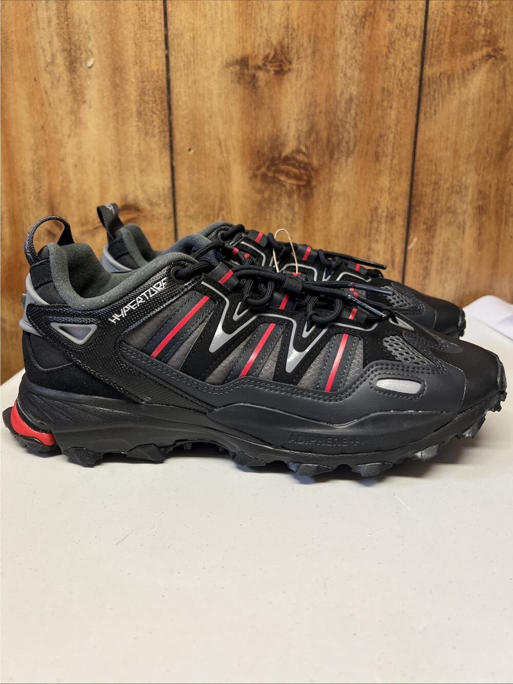 Adidas Hyperturf Shoes Men’s Size 8/ Women’s Size 9 Black Red Hiking Trail